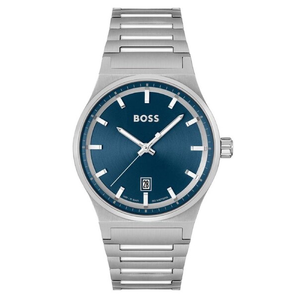 BOSS by Hugo Boss Stainless Steel Blue Dial Men's Watch - 1514076