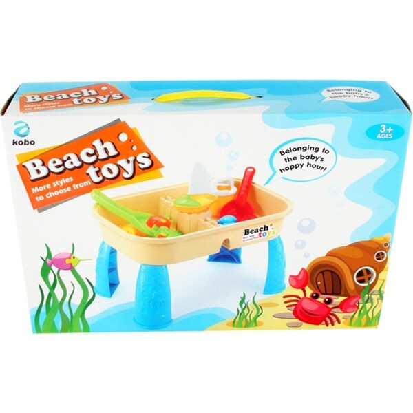 10pc Toys For Fun Beach Table Set Sand Toys Kids/Children Outdoor Play Toy 3+