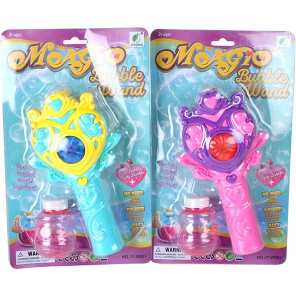Toys For Fun Deluxe 22cm Bubble Wand Kids/Children Outdoor Play Toy 3+ Assorted