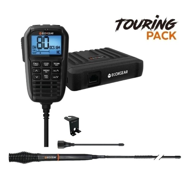 EXG3000 5-Watt Compact Fixed Mount UHF Radio with Multi-Colour LCD Display Mic