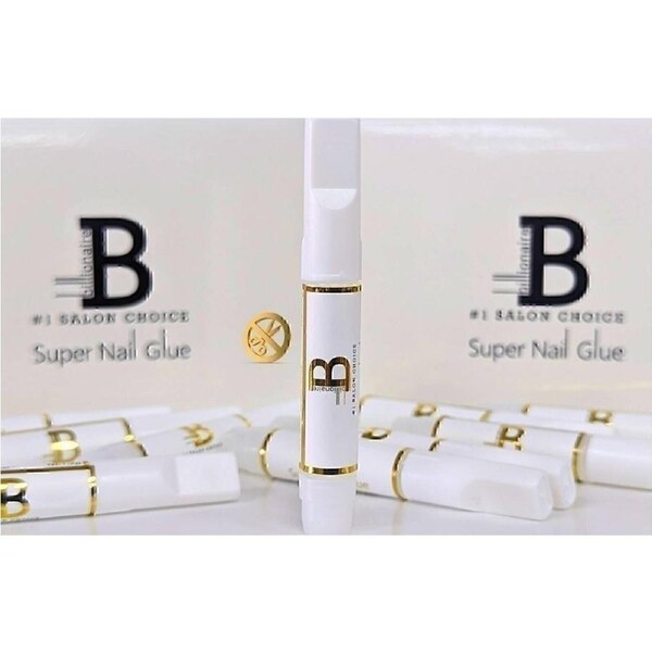 Billionaire Super Fast Dry & Strong Nail Glue Adhesive For False Nail Tips 10pcs