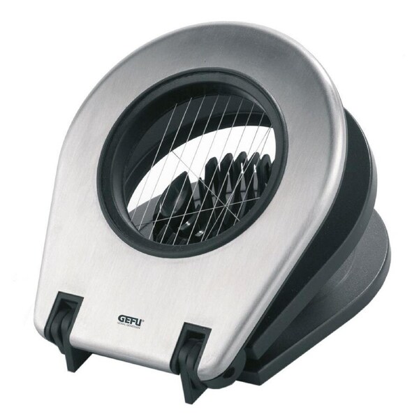 Gefu Duo Boiled Egg Cut Slicer Stainless Steel Kitchen Cutter Silver