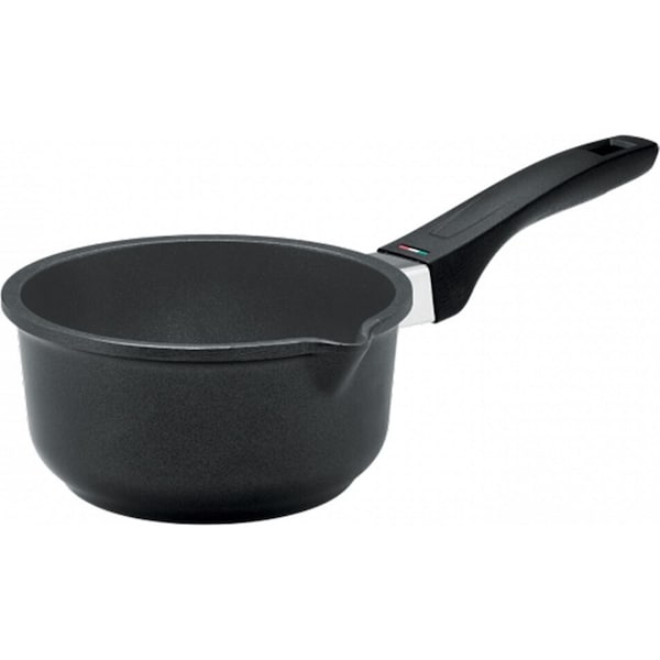 Essteele Per Forza Cast Aluminium 16cm 1L Milk Pan Saucepan Non Stick Black