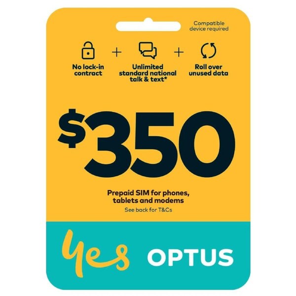 Optus Flex Plus 320 Prepaid Simcard