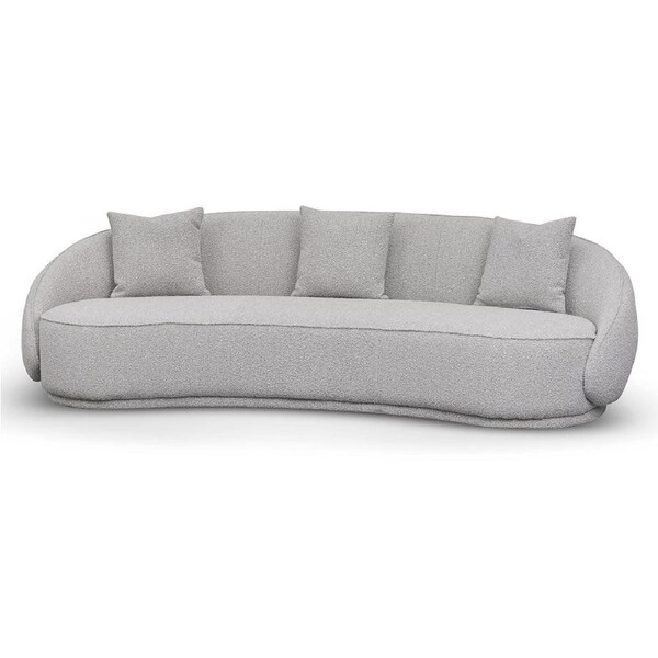 Jake 4 Seater Sofa - Ash Grey Boucle