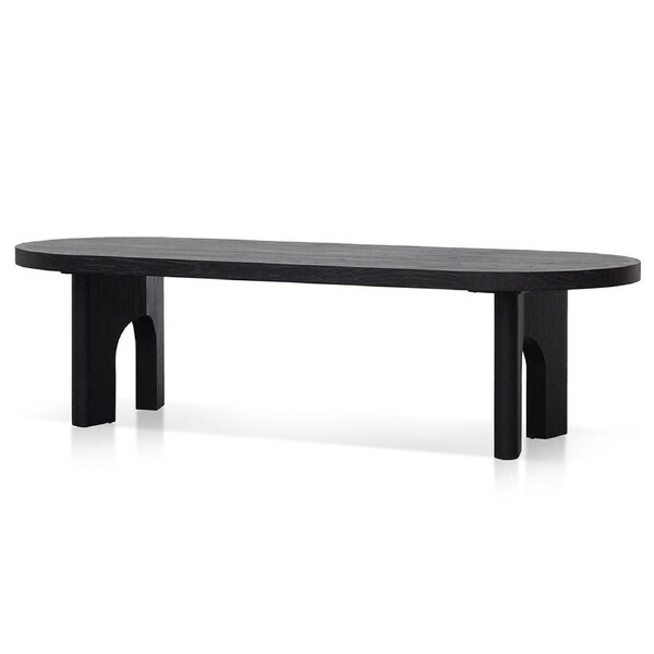 Teresa 2.8m oval dining table - Black