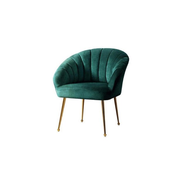 Armchair Lounge Chair Armchairs Accent Chairs Velvet Sofa Couch - Green