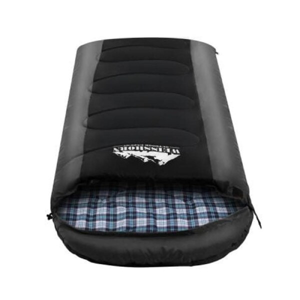 Sleeping Bag Bags Single Camping Hiking -20°C to 10°C Tent Winter Thermal Grey