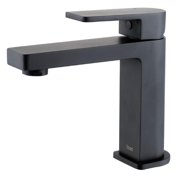 Ikon Flores Basin Mixer Matte Black