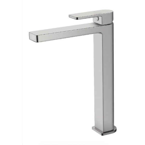 Ikon Flores High Rise Basin Mixer Brushed Nickel