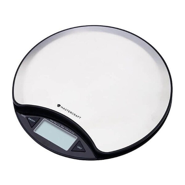 Mastercraft LCD Electronic Round Duo 5KG Kitchen Food Weight Digital Scale SL