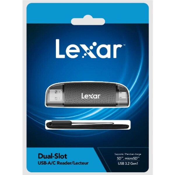 Lexar Dual-Slot USB-A/C Reader SD / microSD USB 3.2 Gen
