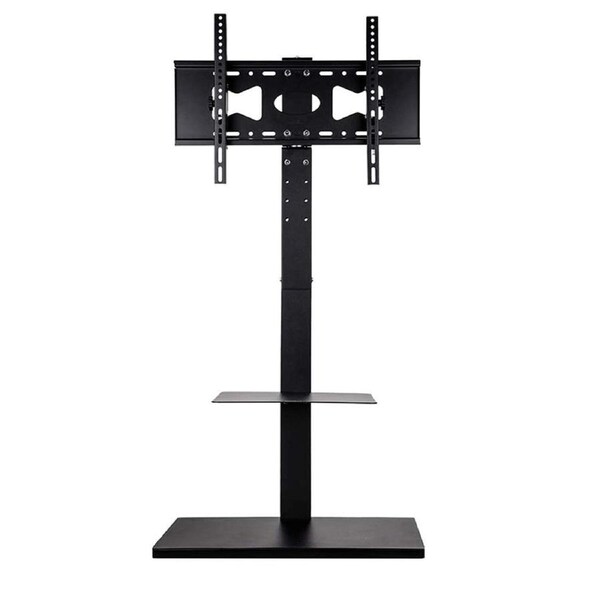2 Tiers Floor TV Stand Mount Tilt Shelf 32-65" Adjustable for LCD LED Plasma TV