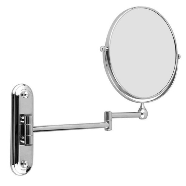 Magnifying Folding Makeup Mirror Wall Mounted Hotel Bathroom 10X Dual Side Mirror