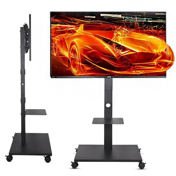 Exhibition Display Stand Mobile TV Trolley Floor Stand Mounting Bracket 32-70"