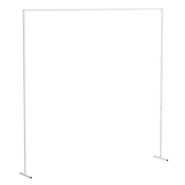3x3M Square Wedding Arch Stand Metal Wedding Backdrop Decor White Flower Stand