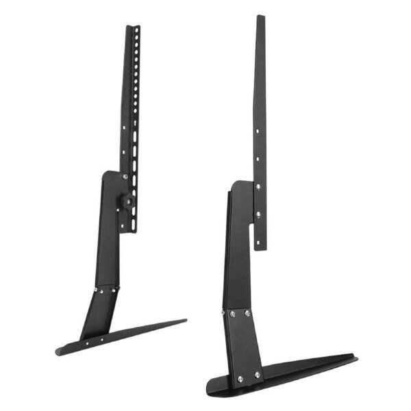 Strong Solid Steel Desk Tabletop TV Mount Riser Stand Adjustable Height Legs