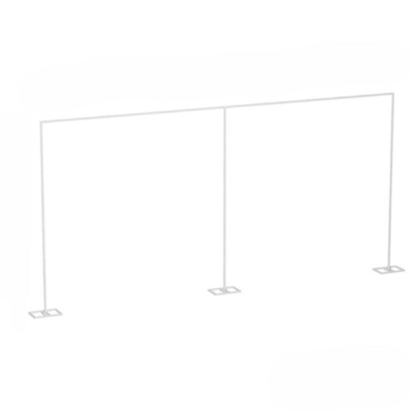 3x6M Adjustable Telescopic Wedding Backdrop Stand Curtain Support Frame