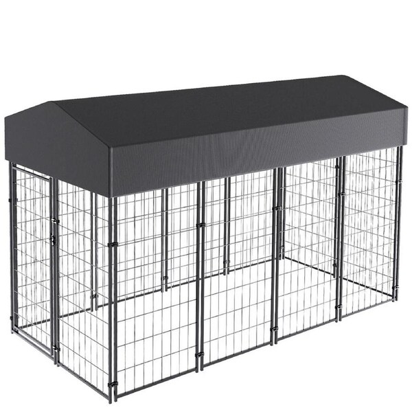 Jumbo Outdoor Dog Kennel Heavy Duty Pet Playpen Pre-galvanized Animal Cage Fence