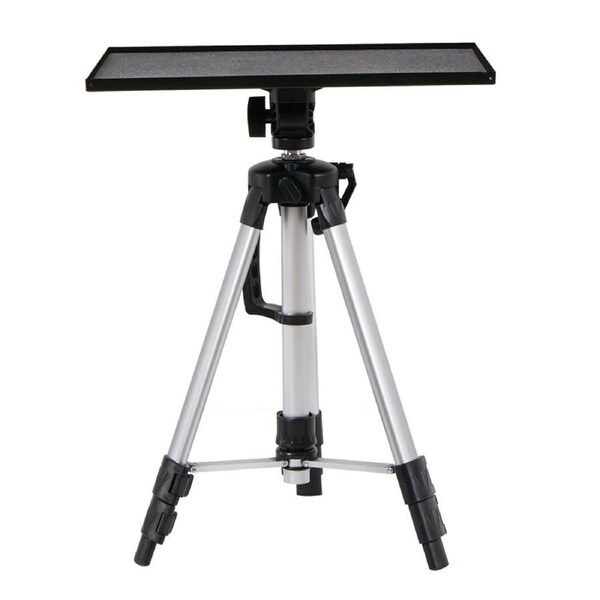 Adjustable Projector Tripod Stand Heavy Duty Laptop Tray Holder for Stage Studio