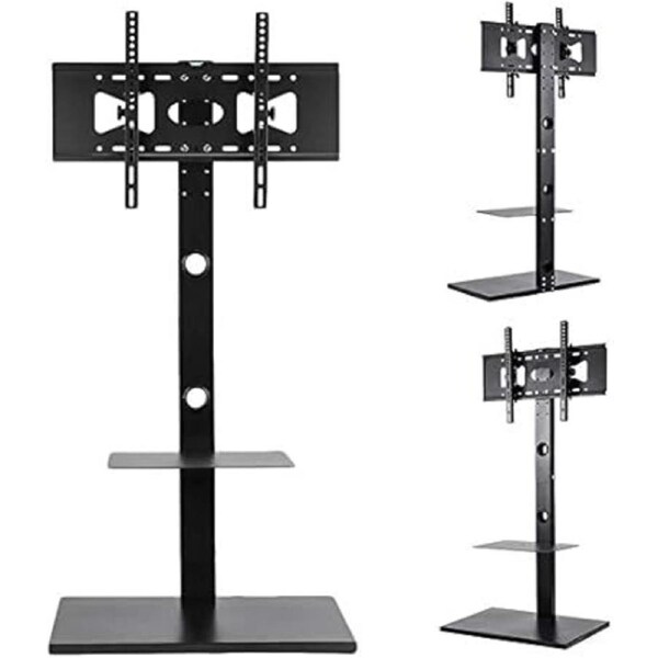 Heavy Duty Swivel Floor TV Stand Tall Corner TV Mount Stand for 32-70" LCD LED