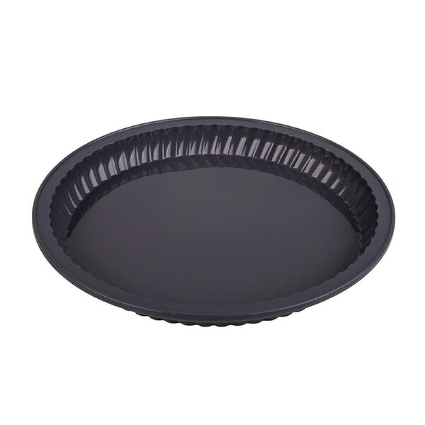 Daily Bake Non Stick Silicone 27x3cm Quiche Mould Pie Baking Pan w/Steel Frame
