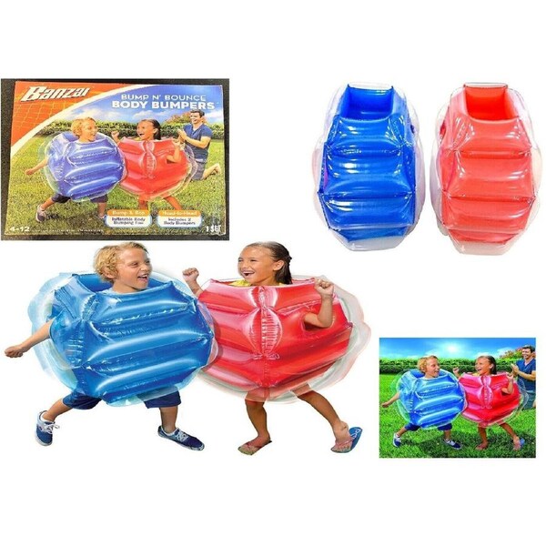 Banzai Bump N Bounce Body Bumper Inflatable Ages 4+ Toy Play Fight Gift Game Fun