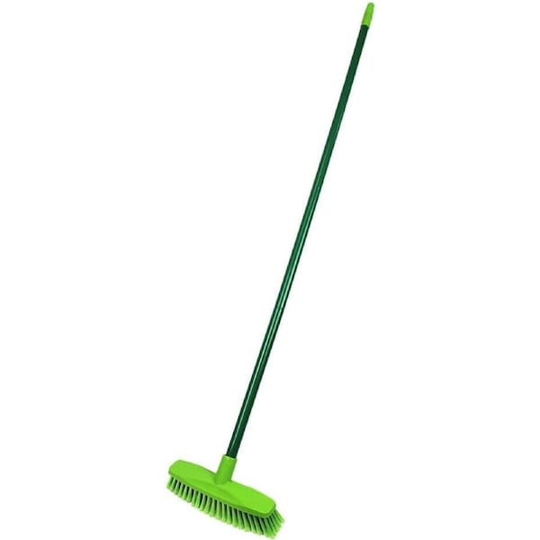 Sabco Jiffy Indoor Long Handle Compact Soft Standing Cleaning Broom (In Box)