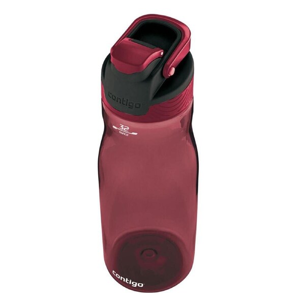 Contigo Auotseal Tritan Water/Drink Bottle 946ml Spiced Wine w/ Carry Handle