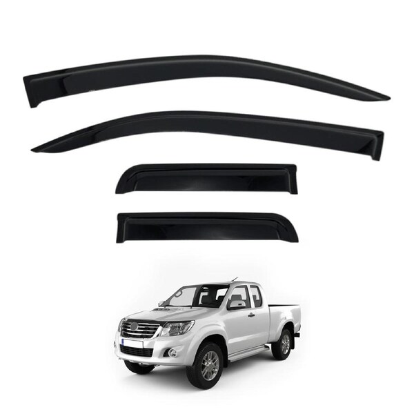 Injection Weather Shields for Toyota Hilux Extra Cab 2015-2025