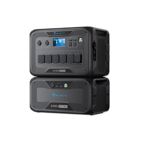 Bluetti AC500 + B300S Solar Generator Bundle