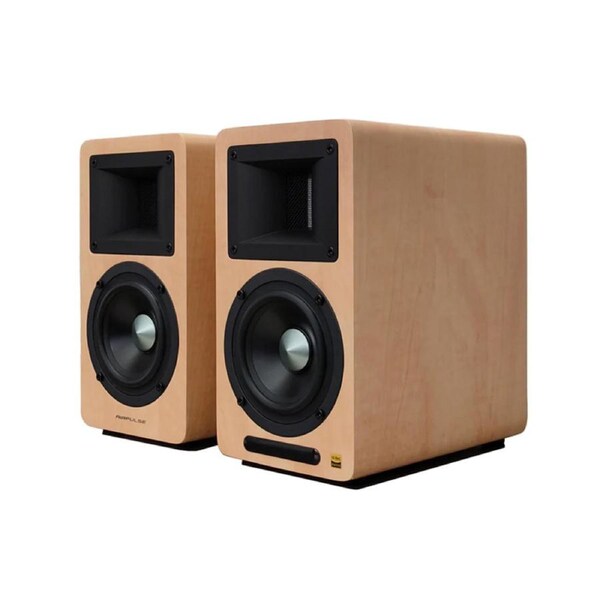 Airpulse A80 Active Hi-Res Bluetooth Speakers - Pine