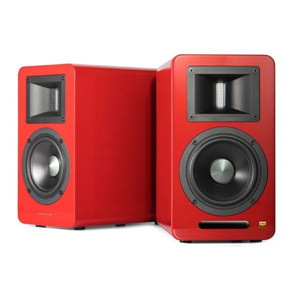 Airpulse A100 Hi-Res Speakers w/ Built-in Amp & Bluetooth - Red