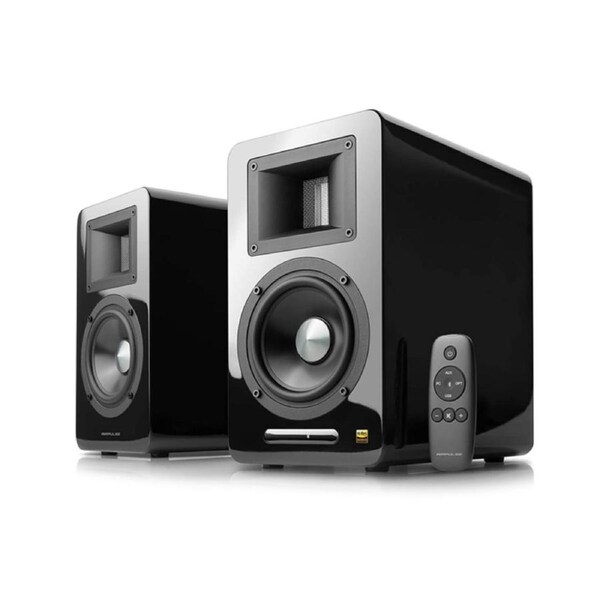 Airpulse A100 Hi-Res Speakers w/ Built-in Amp & Bluetooth - Black