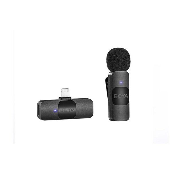 Boya BY-V1 Wireless Lavalier Microphone for iPhone iPad