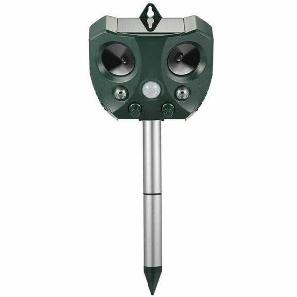 Solar Ultrasonic Pest & Animal Repeller Motion Sensor Bird Rat Possum Repellent