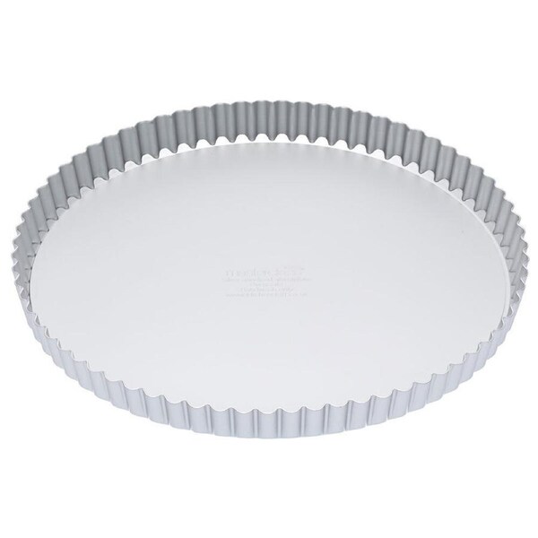 Mastercraft 28cm Anodised Round Quiche Pie Pan Mould Baking Tin w/Removable Base