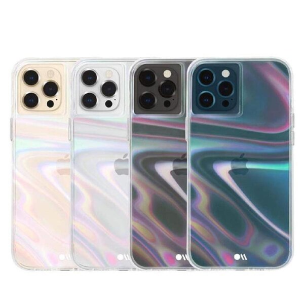 Case-Mate Soap Bubble Case (Suits iPhone 12 Pro Max) - Iridescent