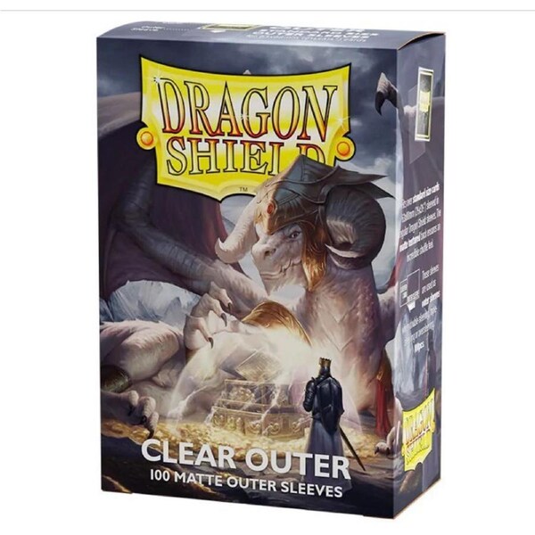 Dragon Shield Matte Sleeve Outer Clear
