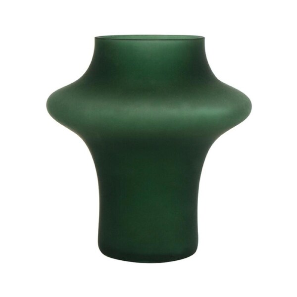 Maine & Crawford Bonita 20x18cm Gourd Glass Flower Vase Home Room Decor Emerald