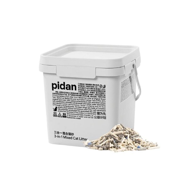 Pidan 3-in-1 Mixed Tofu/Bentonite Cat Litter 5.2kg Flushable Water Absorbent