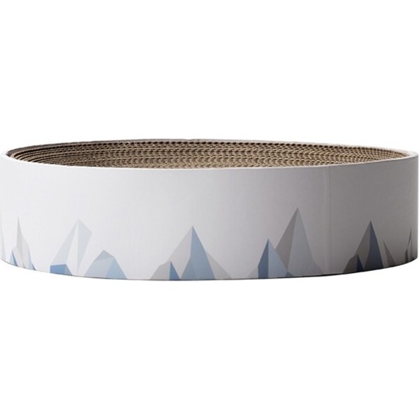 Pidan Pet Cat/Kitten 40cm Bowl Scratcher/Bed Cardboard Round Furniture Valley