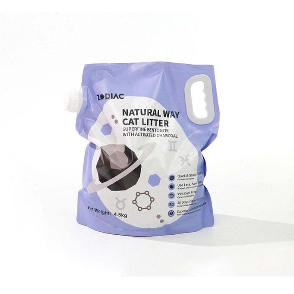 Zodiac Natural Way 4.5kg Superfine Bentonite w/ Activated Charcoal Cat Litter