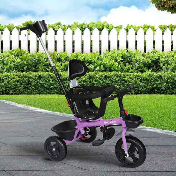 Bopeep Kids Tricycle Ride-On Toddler Trike Purple