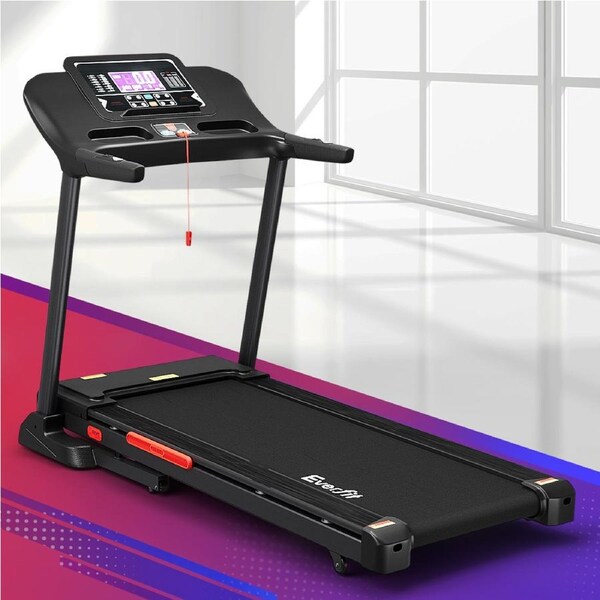 52cm Belt Everfit Electric Treadmill Auto Incline Home Gym Fitness