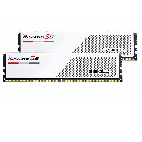 G.SKILL F5-5200J3636C16GX2-RS5W 32GB (2 x 16GB)/ DDR5 5200 MT/s/ Timings 36-36-36-83/ Voltage 1.2V/ Ripjaws S5