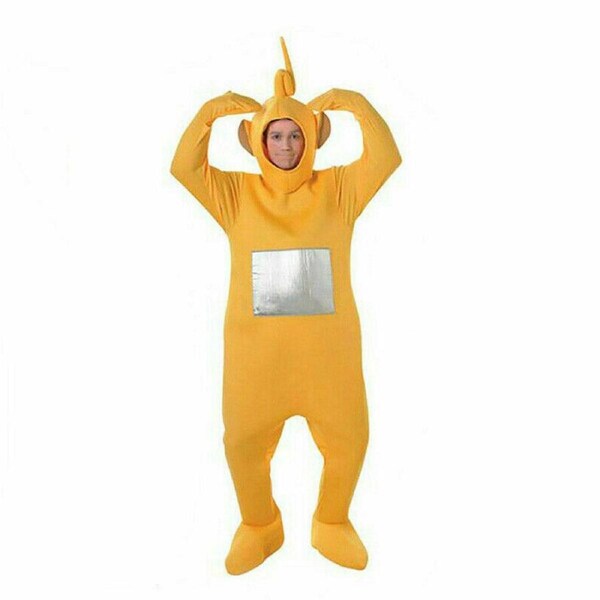 Teletubbies Adult Jumpsuit Party Fancy Dress Up Unisex Outfit Halloween Costume