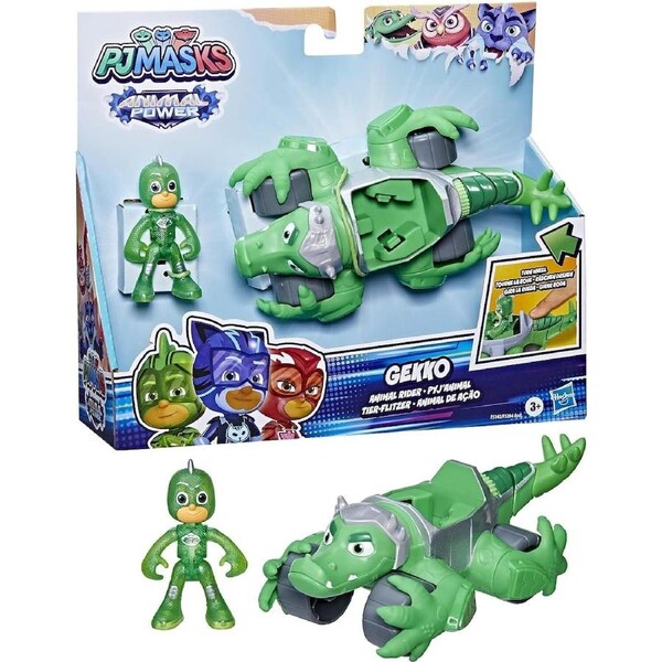 PJ Masks Animal Power Rider Deluxe Vehicle-Gekko- Ages 3+ Toy Car