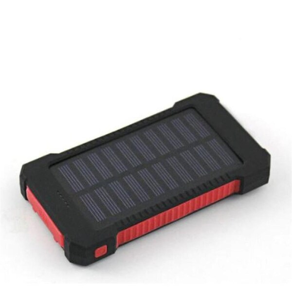 10000mah Solar Power Bank Portable External Battery Dual USB Phone Charger