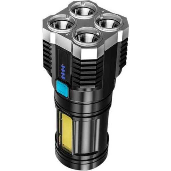 10000000LM Super Bright Torch LED Flashlight USB Rechargeable Tactical Light